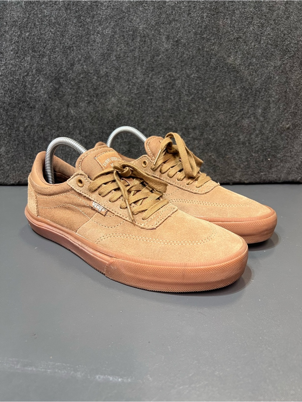 Vans Skate Gilbert Crockett Brown & Gum Skate Shoes Mens Size 7.5